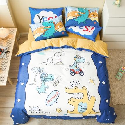 91家纺网 家纺一手货源 找家纺 （总）涵宸 新款大版全棉平网多规格四件套