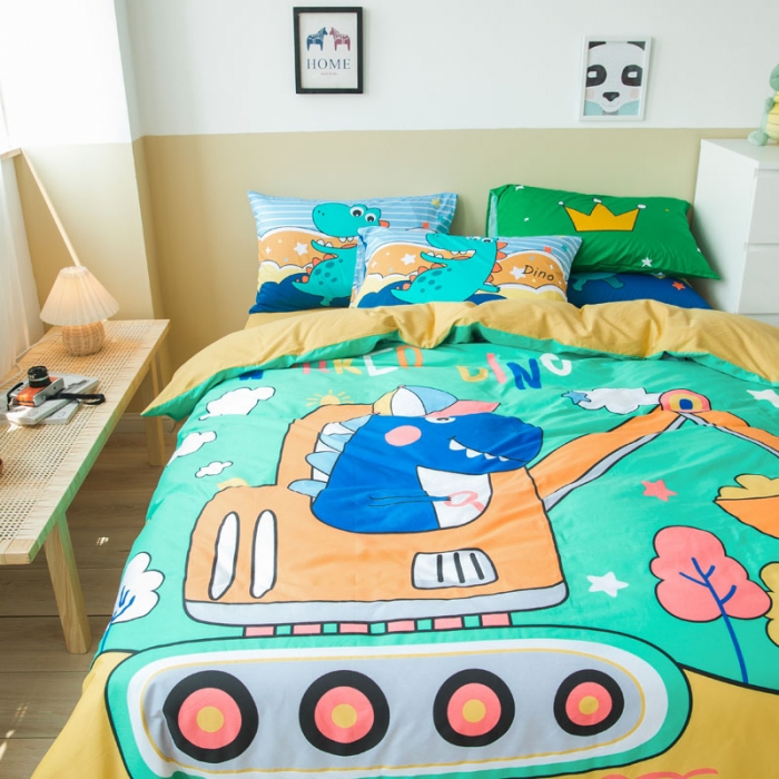 91家纺网 家纺一手货源 找家纺 涵宸 新款大版全棉平网多规格四件套工程日