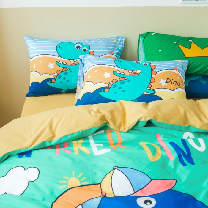 91家纺网 家纺一手货源 找家纺 涵宸 新款大版全棉平网多规格四件套工程日