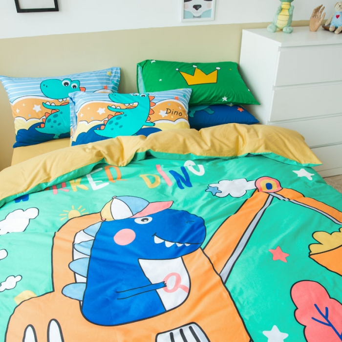 91家纺网 家纺一手货源 找家纺 涵宸 新款大版全棉平网多规格四件套工程日