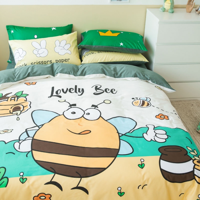 91家纺网 家纺一手货源 找家纺 涵宸 新款大版全棉平网多规格四件套劳小蜂