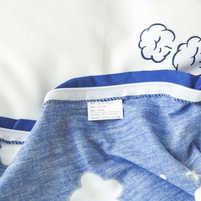 91家纺网 家纺一手货源 找家纺 涵宸 新款大版全棉平网多规格四件套童梦圆