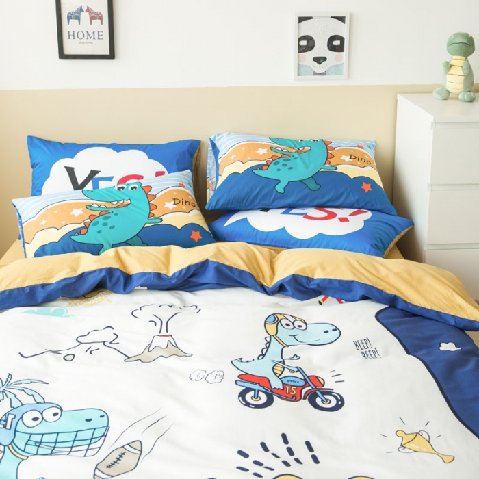 91家纺网 家纺一手货源 找家纺 涵宸 新款大版全棉平网多规格四件套童梦圆