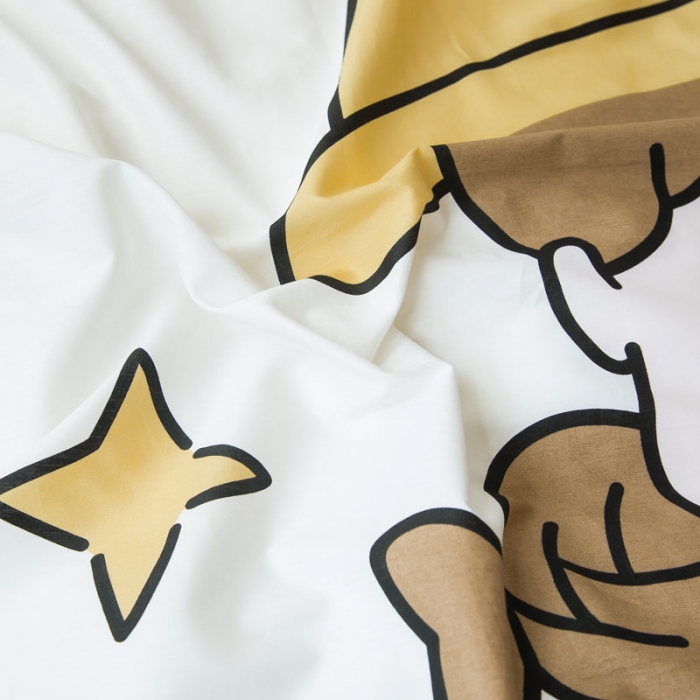 91家纺网 家纺一手货源 找家纺 涵宸 新款大版全棉平网多规格四件套童年乐趣