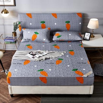 91家纺网 家纺一手货源 找家纺 （总）豪选家纺2025新款印花防水夹棉床笠抗菌席思床垫套床罩