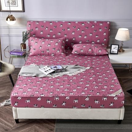 91家纺网 家纺一手货源 找家纺 （总）豪选家纺2025新款印花防水夹棉床笠抗菌席思床垫套床罩