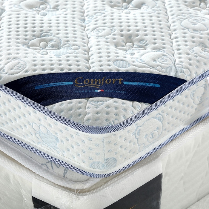 91家纺网 家纺一手货源 找家纺 顺丰包邮时奥家纺 2020新款护脊乳胶椰棕垫 小熊蓝