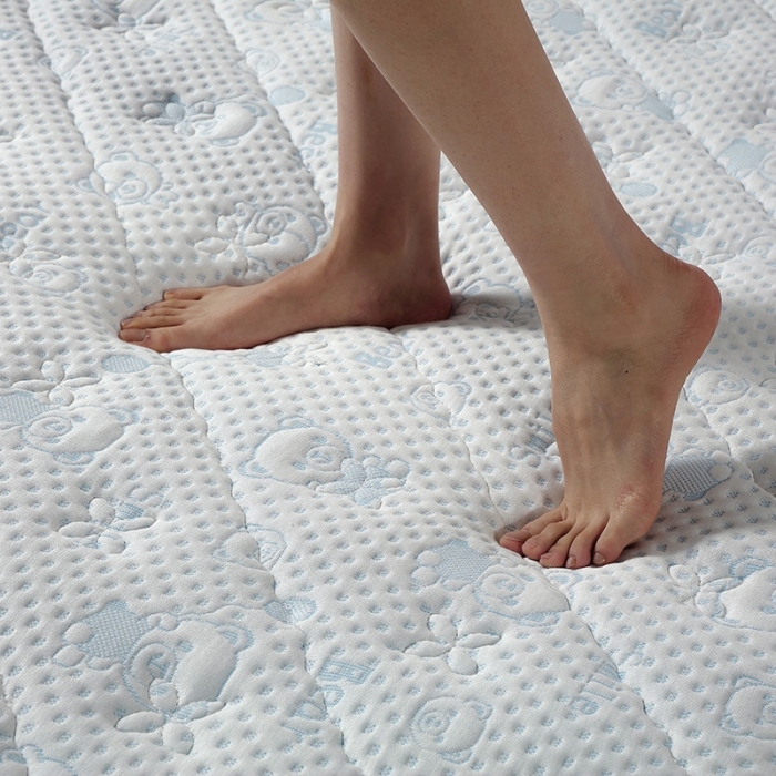 91家纺网 家纺一手货源 找家纺 顺丰包邮时奥家纺 2020新款护脊乳胶椰棕垫 小熊蓝