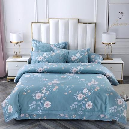 91家纺网 家纺一手货源 找家纺 （总）OL新款13372全棉床盖夹棉四件套活性印染居家套件
