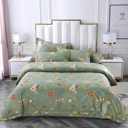 91家纺网 家纺一手货源 找家纺 （总）OL新款13372全棉床盖夹棉四件套活性印染居家套件