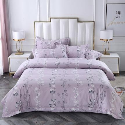 91家纺网 家纺一手货源 找家纺 （总）OL新款13372全棉床盖夹棉四件套活性印染居家套件