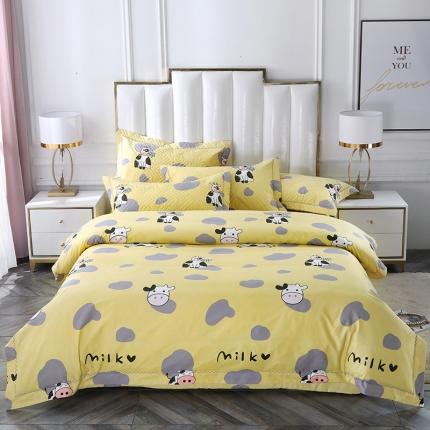 91家纺网 家纺一手货源 找家纺 （总）OL新款13372全棉床盖夹棉四件套活性印染居家套件