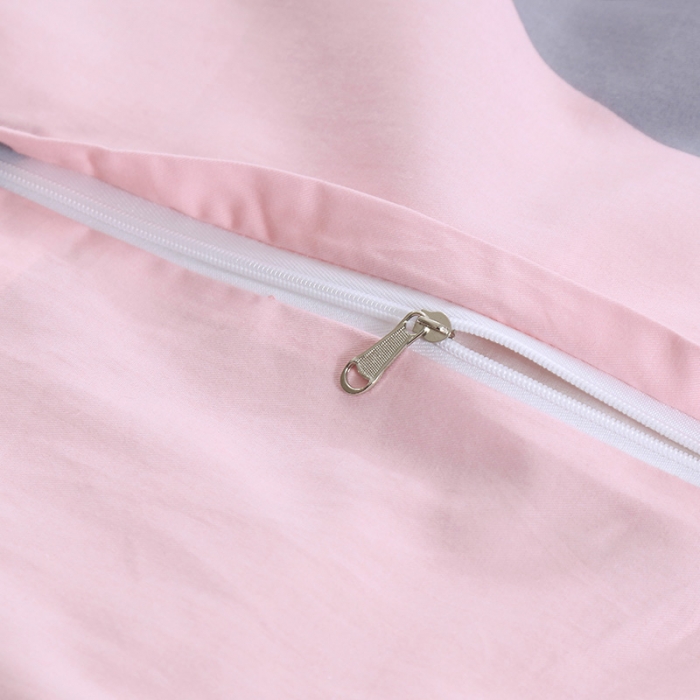 91家纺网 家纺一手货源 找家纺 OL全棉13372床盖夹棉四件套活性印染居家套件网红小妞粉