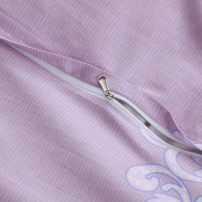 91家纺网 家纺一手货源 找家纺 OL新款13372全棉床盖夹棉四件套活性印染居家套件欧式风情