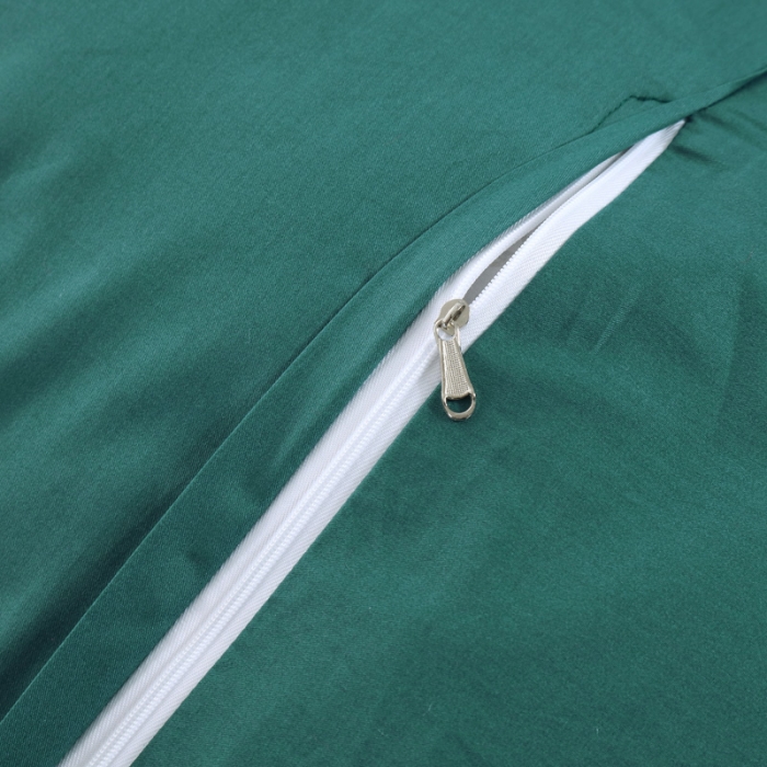 91家纺网 家纺一手货源 找家纺 OL新款13372全棉床盖夹棉四件套活性印染居家套件你好-绿