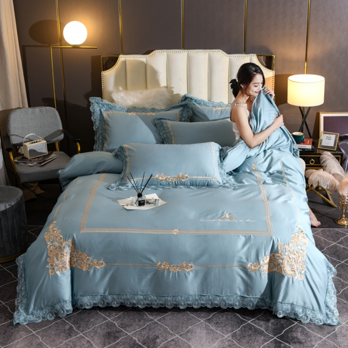 91家纺网 家纺一手货源 找家纺 （总） 唐人居 2025新款50支长绒棉四件套