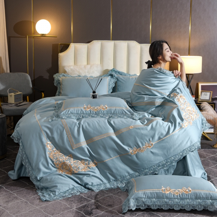 91家纺网 家纺一手货源 找家纺 （总） 唐人居 2025新款50支长绒棉四件套