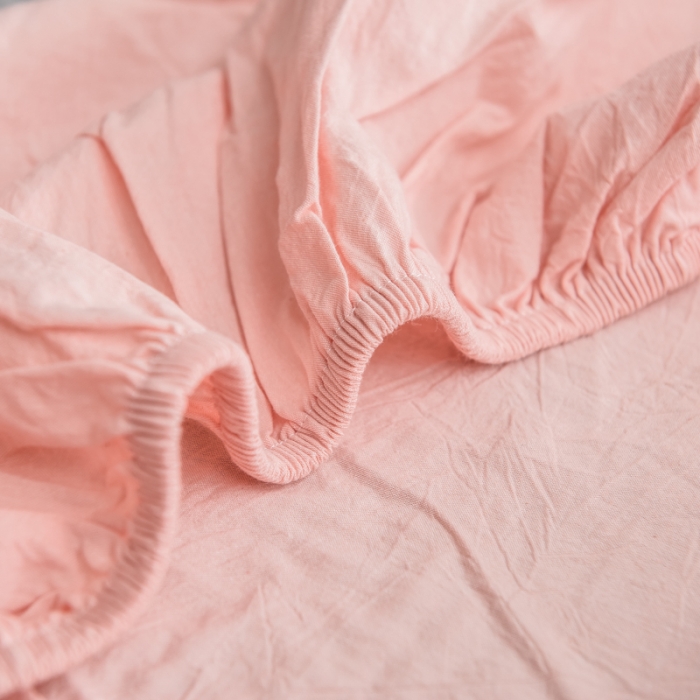 91家纺网 家纺一手货源 找家纺 佳梦达 2020新款全色织全棉水洗双拼单被套 浅粉灰