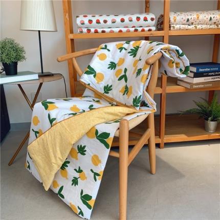 91家纺网 家纺一手货源 找家纺 眠屿 2020新款全棉印花夏被 果乐园