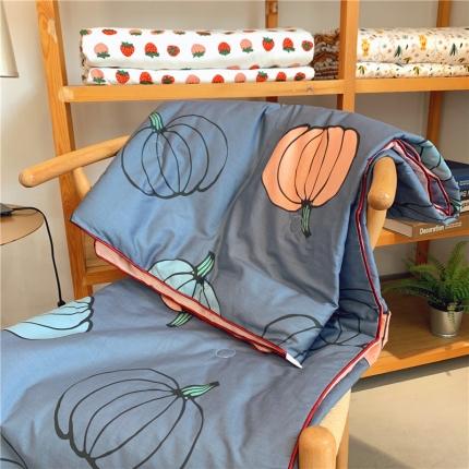 眠屿 2020新款全棉印花夏被 南瓜派