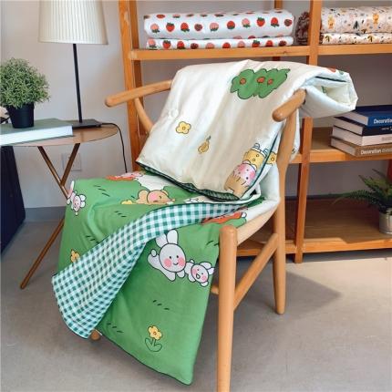 91家纺网 家纺一手货源 找家纺 眠屿 2020新款全棉印花夏被 甜趣时光