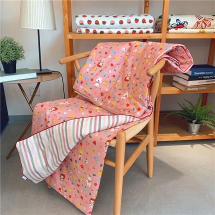 91家纺网 家纺一手货源 找家纺 眠屿 2020新款全棉印花夏被 小红帽