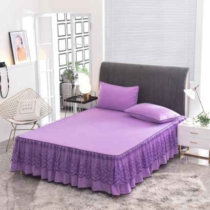 91家纺网 家纺一手货源 找家纺 （总） 金米诺 2020新款单层蕾丝床裙