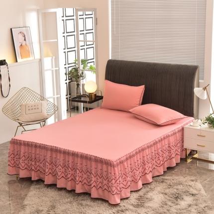 91家纺网 家纺一手货源 找家纺 （总） 金米诺 2020新款单层蕾丝床裙