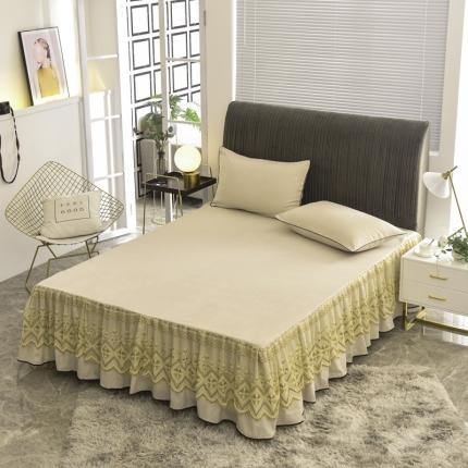 91家纺网 家纺一手货源 找家纺 （总） 金米诺 2020新款单层蕾丝床裙