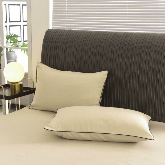 91家纺网 家纺一手货源 找家纺 金米诺 2020新款单层蕾丝床裙 黄色