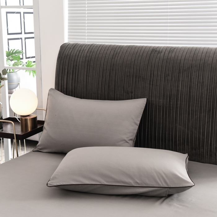 91家纺网 家纺一手货源 找家纺 金米诺 2020新款单层蕾丝床裙 灰色