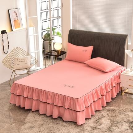 91家纺网 家纺一手货源 找家纺 （总）金米诺 2020新款双层绣花床裙