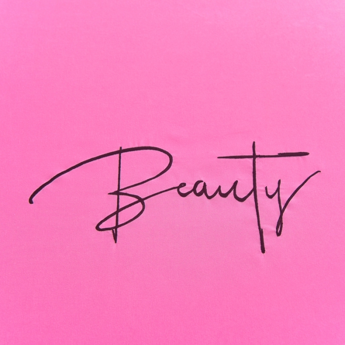 91家纺网 家纺一手货源 找家纺 金米诺 2020新款双层绣花床裙 亮粉