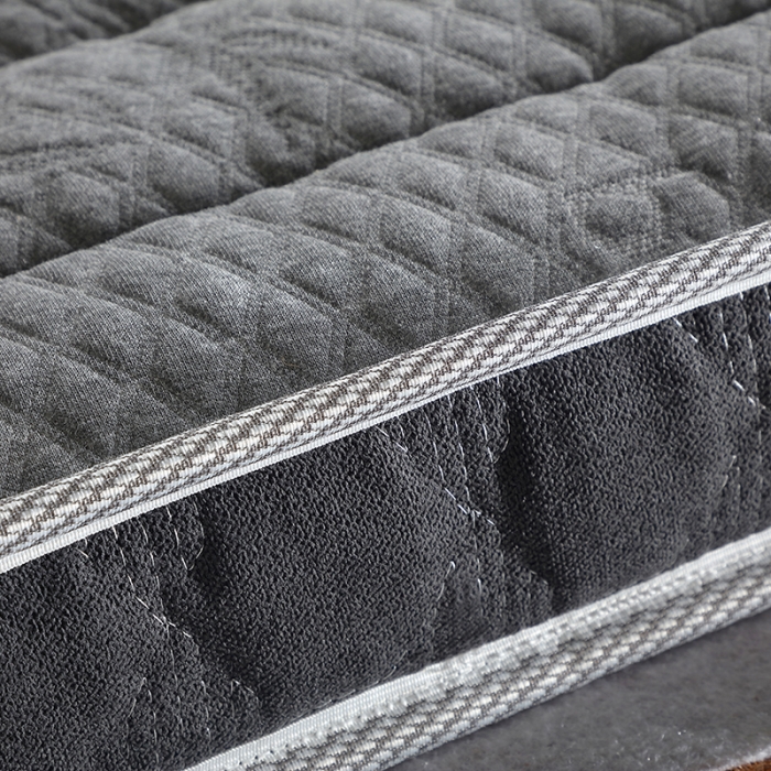 91家纺网 家纺一手货源 找家纺 时奥家纺 2020新款乳胶记忆海绵床垫竹炭纤维款 竹炭灰