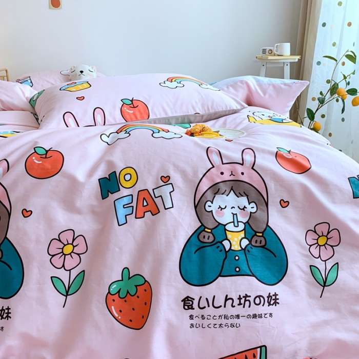 91家纺网 家纺一手货源 找家纺 （总）星期八 2020新款全棉13070亲子四件套系列