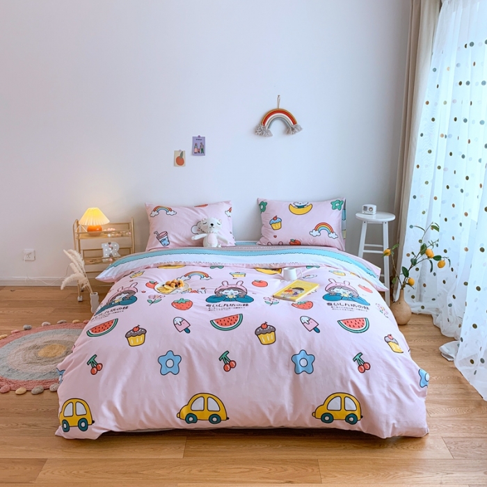 91家纺网 家纺一手货源 找家纺 （总）星期八 2020新款全棉13070亲子四件套系列