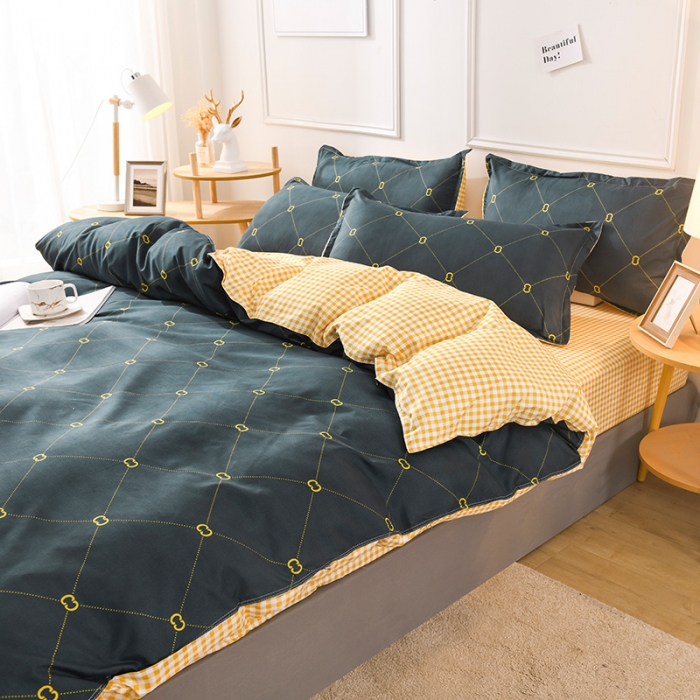 91家纺网 家纺一手货源 找家纺 赫然家纺 新款80g芦荟棉单品床单 潮牌