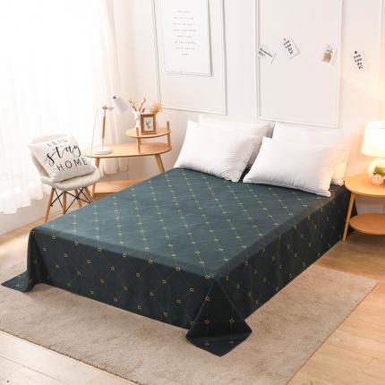 赫然家纺 新款80g芦荟棉单品床单 潮牌