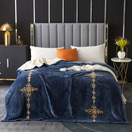 91家纺网 家纺一手货源 找家纺 （总）卡奥轻奢复合毯子拉舍尔毛毯云毯法莱绒水晶绒毛毯