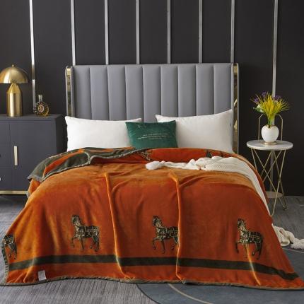 91家纺网 家纺一手货源 找家纺 卡奥轻奢复合毯子拉舍尔毛毯云毯法莱绒水晶绒毛毯 玛尔亚