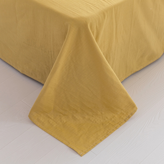 91家纺网 家纺一手货源 找家纺 2021A类全棉双层纱四件套纯棉三件套【小洋槐】