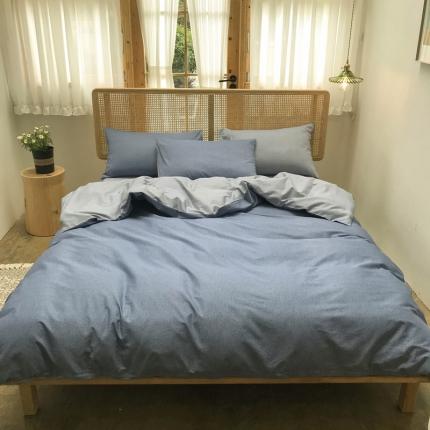 91家纺网 家纺一手货源 找家纺 （总）雲归梦 2020新款北欧风纯色全棉四件套