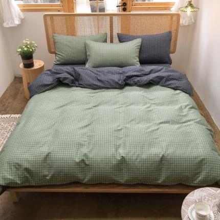 91家纺网 家纺一手货源 找家纺 （总）雲归梦 2020新款北欧风纯色全棉四件套