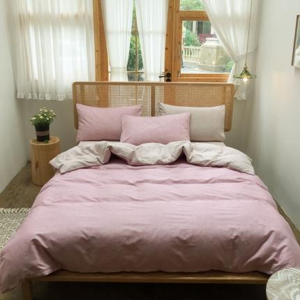 91家纺网 家纺一手货源 找家纺 （总）雲归梦 2020新款北欧风纯色全棉四件套