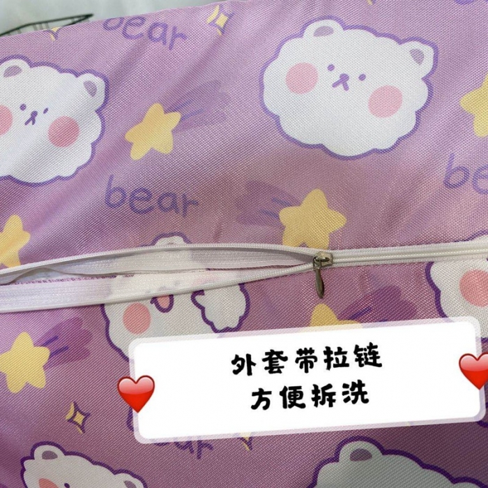 91家纺网 家纺一手货源 找家纺 伟邦枕芯2020新冰丝儿童乳胶枕44*27cmBear小绵羊