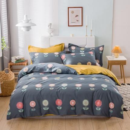 91家纺网 家纺一手货源 找家纺 （总）星期三家纺 2020春夏新款13372四件套（加老板微信有会员价）