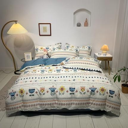 91家纺网 家纺一手货源 找家纺 （总）星期三家纺 2020春夏新款13372四件套（加老板微信有会员价）