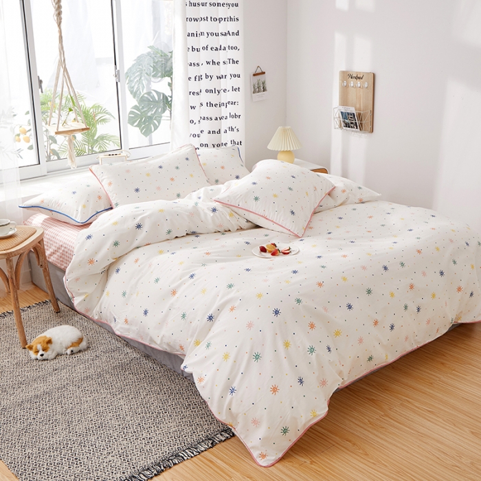 91家纺网 家纺一手货源 找家纺 （总）一米阳光 2020新款炫彩系列四件套