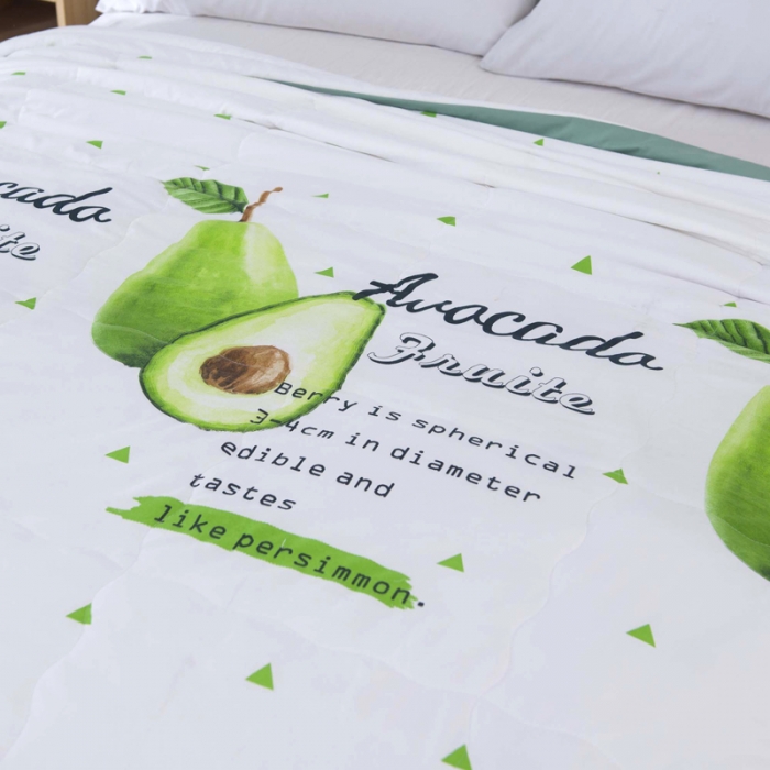 91家纺网 家纺一手货源 找家纺 一米阳光 2020新款大版水洗夏被 翠梨