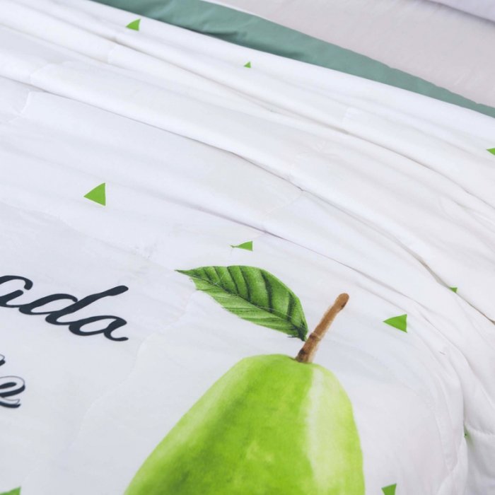 91家纺网 家纺一手货源 找家纺 一米阳光 2020新款大版水洗夏被 翠梨